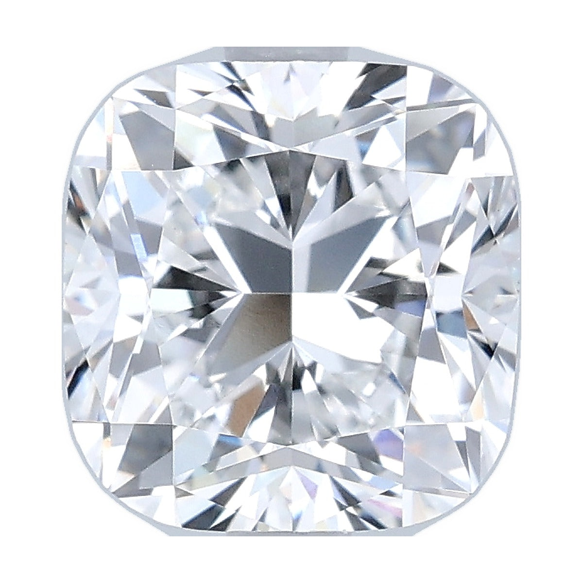 3.01 ct cushion lab-grown diamond, D color, VVS2 clarity, IGI certified, still from its 360° video