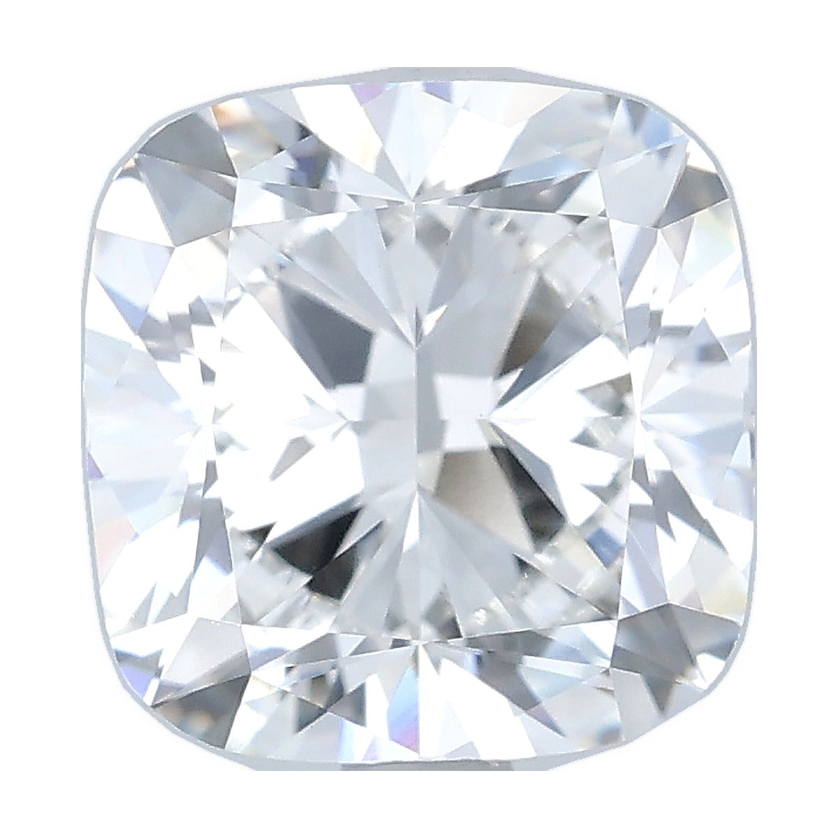 3.01 ct cushion lab-grown diamond, F color, VVS2 clarity, IGI certified, still from its 360° video