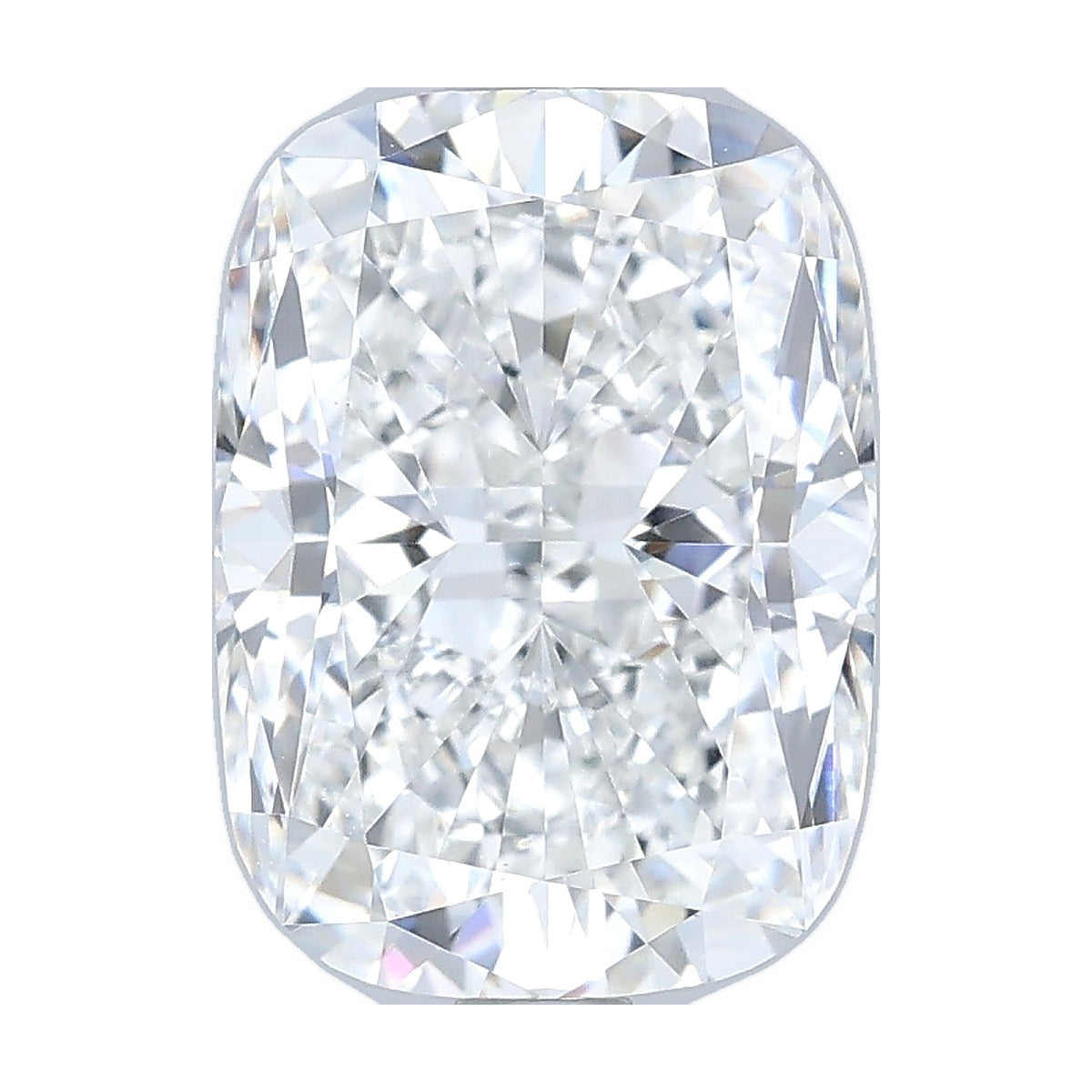 3.01 ct elongated cushion lab-grown diamond, E color, VVS2 clarity, IGI certified, still from its 360° video