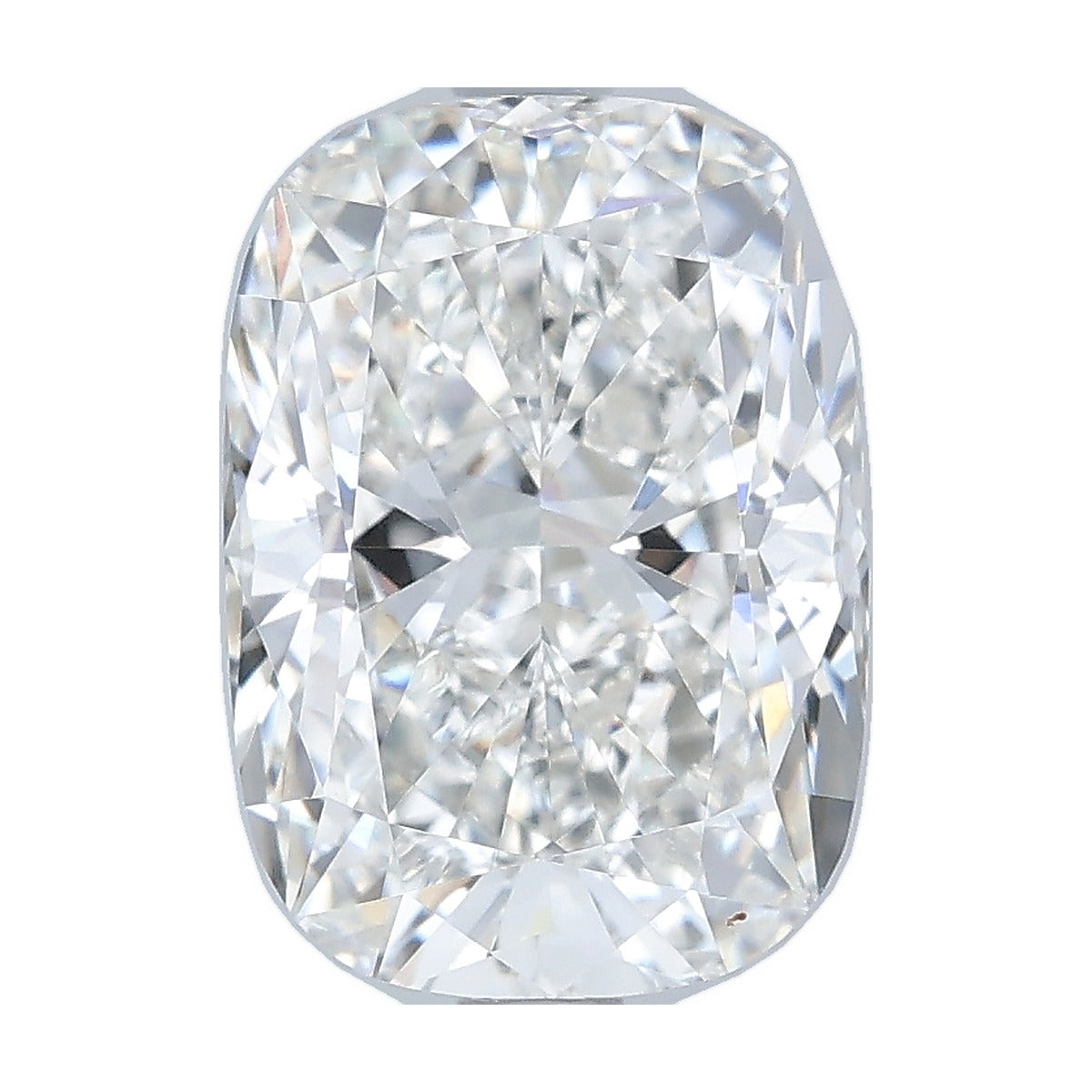 3.01 ct elongated cushion lab-grown diamond, F color, VVS2 clarity, IGI certified, still from its 360° video