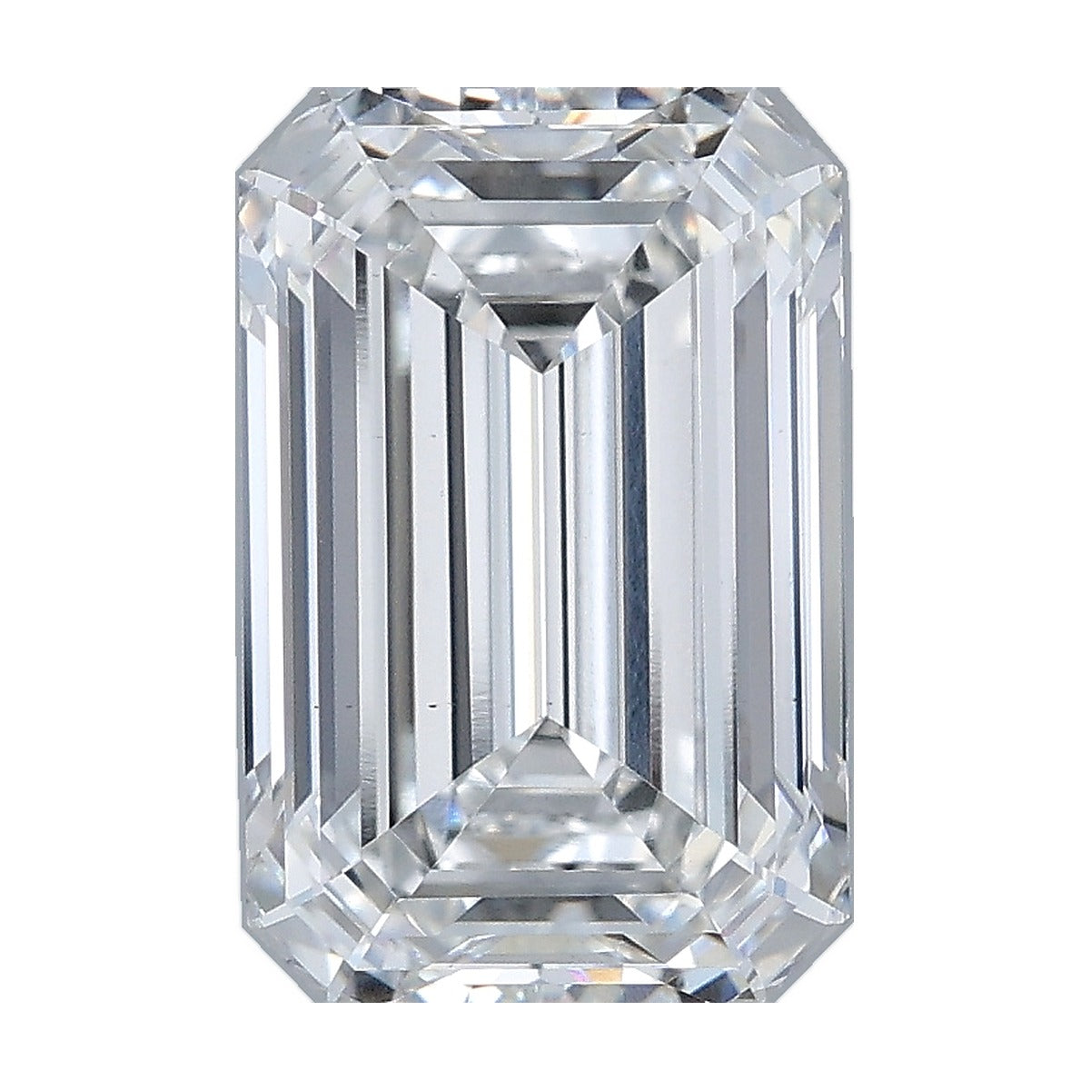 3.01 ct emerald lab-grown diamond, F color, VS1 clarity, IGI certified, still from its 360° video