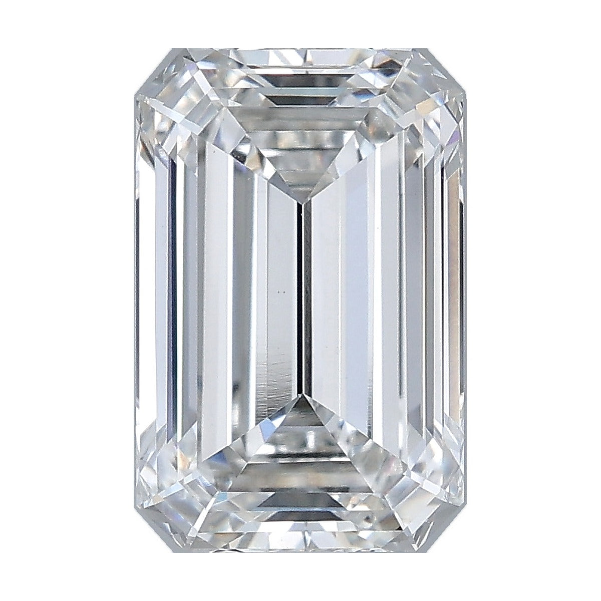 3.01 ct emerald lab-grown diamond, F color, VVS2 clarity, IGI certified, still from its 360° video
