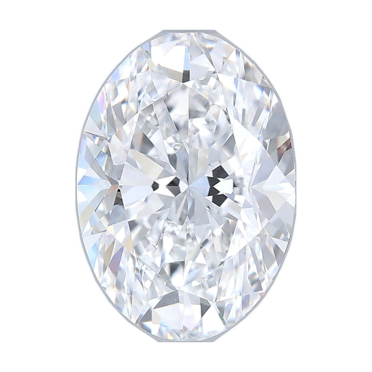 3.01 ct oval lab-grown diamond, D color, VS2 clarity, GIA certified, still from its 360° video