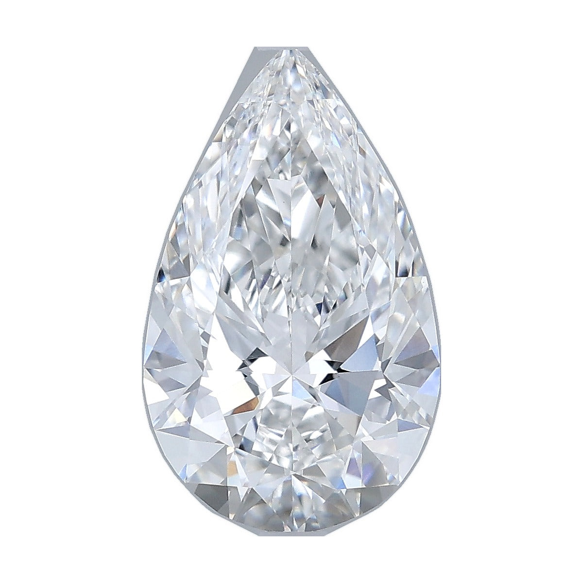 3.01 ct pear lab-grown diamond, D color, VVS2 clarity, IGI certified, still from its 360° video