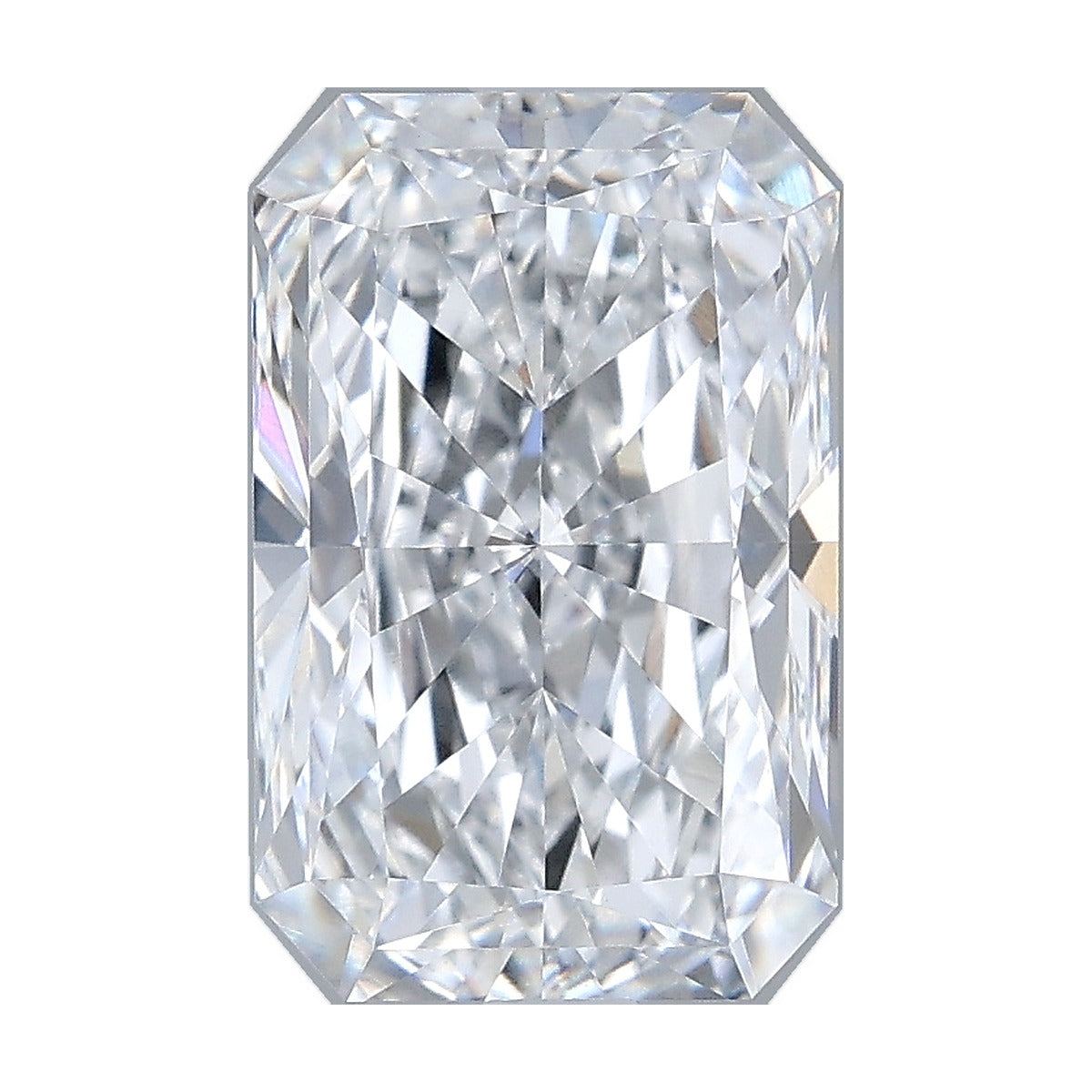 3.01 ct radiant lab-grown diamond, D color, VVS2 clarity, IGI certified, still from its 360° video