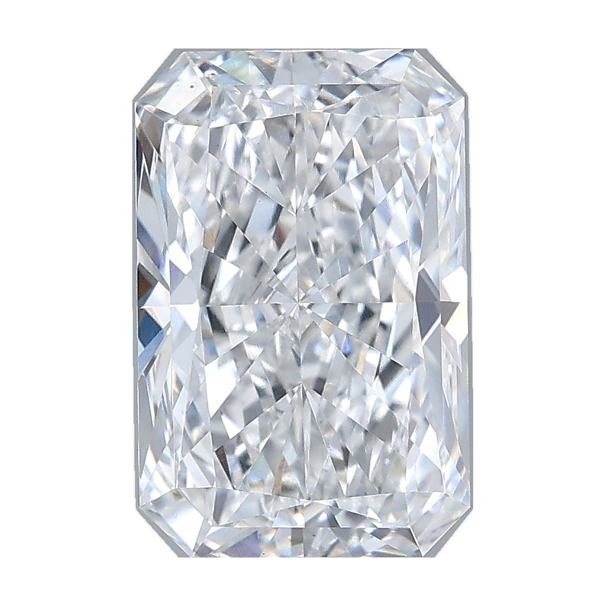 3.01 ct radiant lab-grown diamond, E color, VS1 clarity, IGI certified, still from its 360° video
