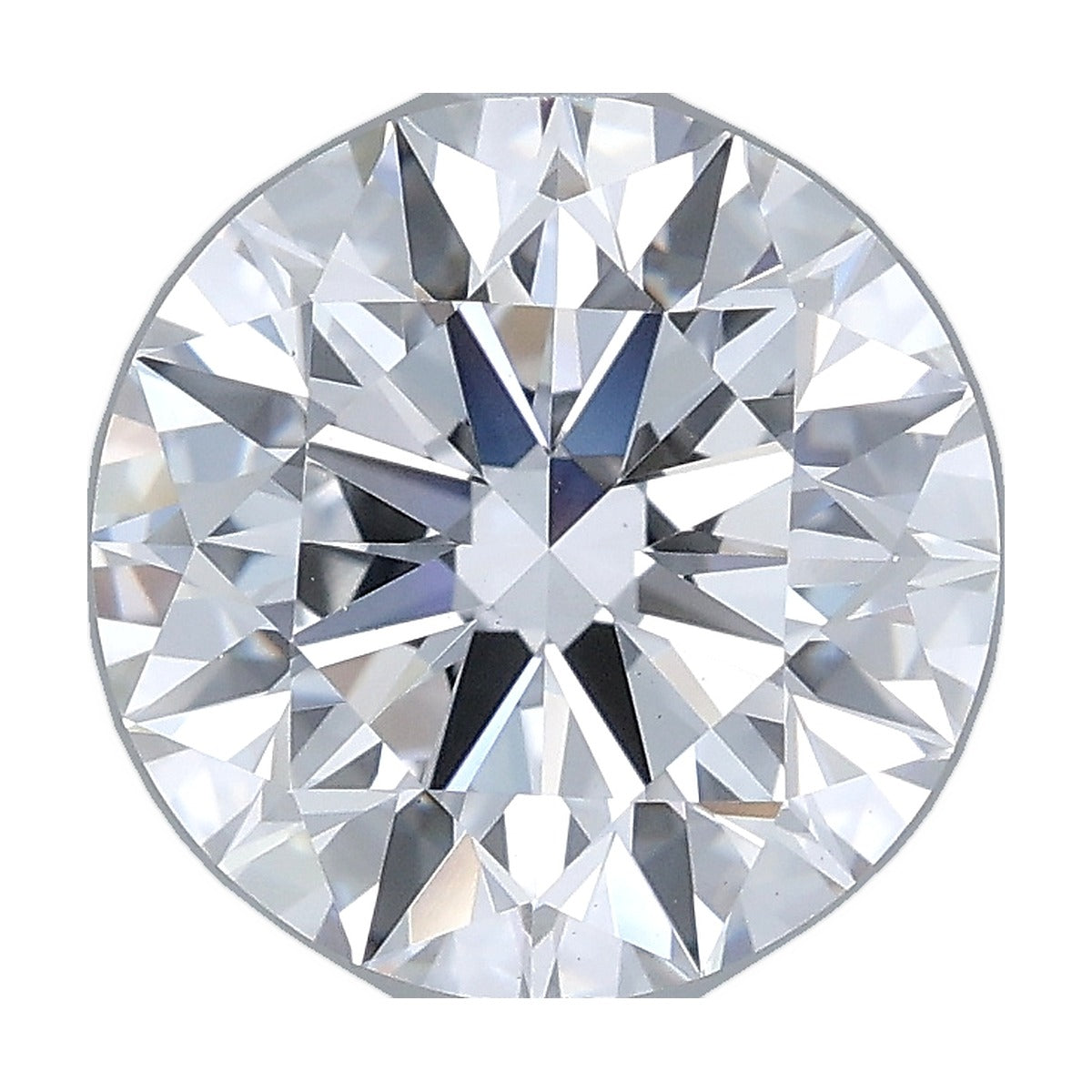 3.01 ct round lab-grown diamond, D color, VS1 clarity, IGI certified, still from its 360° video