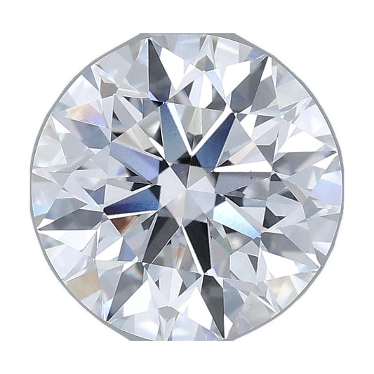 3.01 ct round lab-grown diamond, D color, VS1 clarity, IGI certified, still from its 360° video
