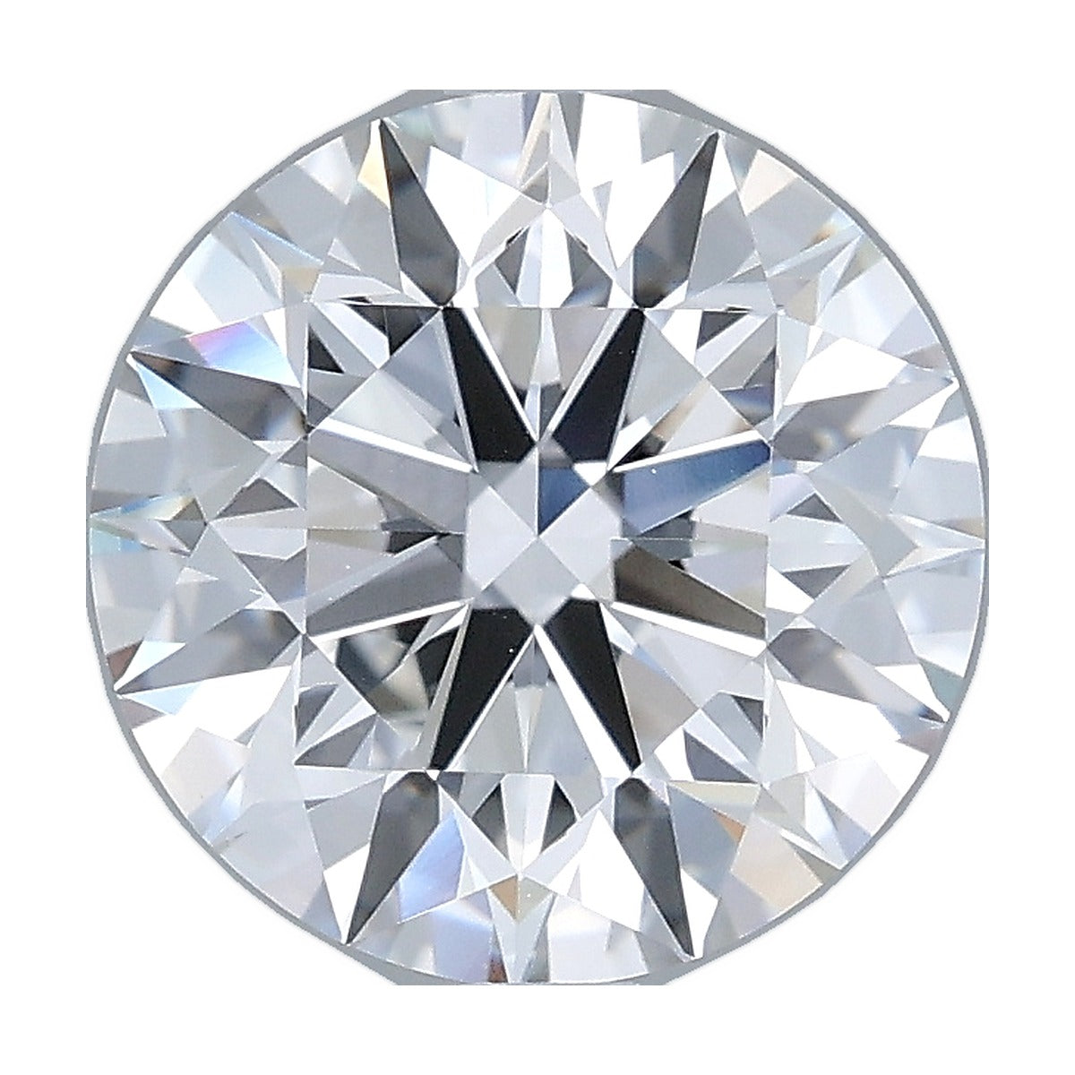 3.01 ct round lab-grown diamond, D color, VS1 clarity, IGI certified, still from its 360° video