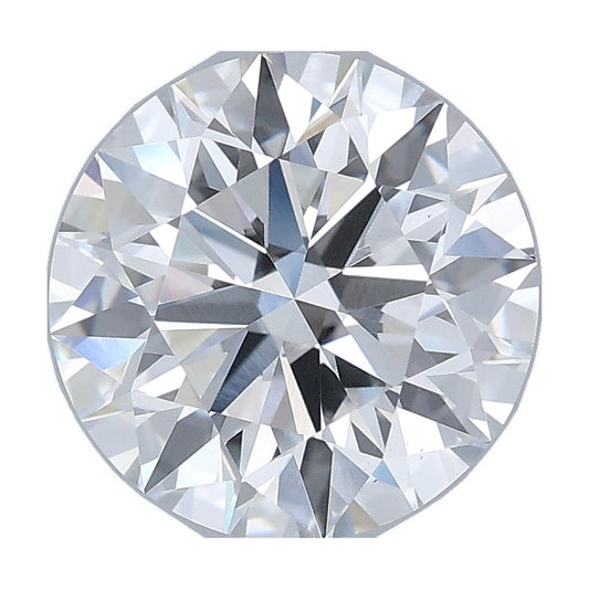 3.01 ct round lab-grown diamond, E color, VS1 clarity, IGI certified, still from its 360° video