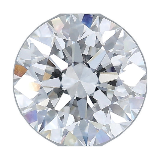 3.01 ct round lab-grown diamond, E color, VVS2 clarity, IGI certified, still from its 360° video