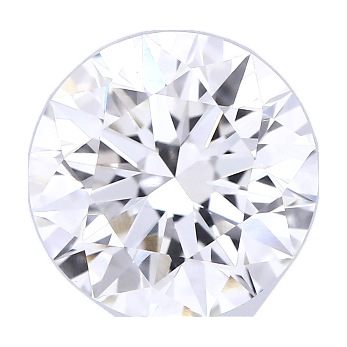 3.01 ct round lab-grown diamond, F color, VS1 clarity, GIA certified, still from its 360° video