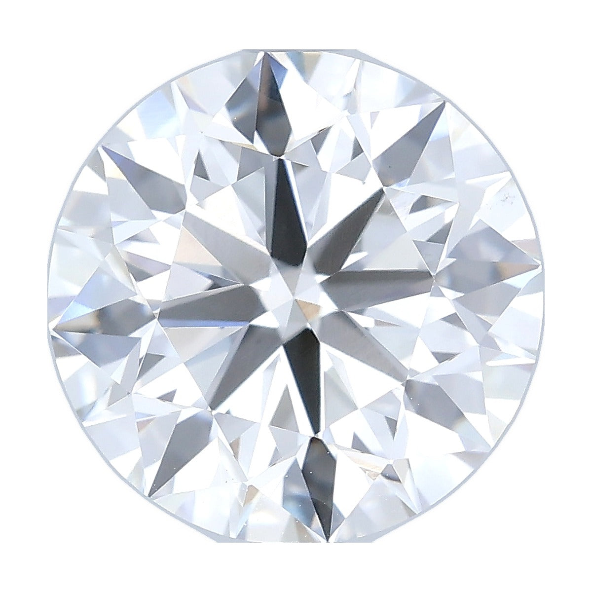3.01 ct round lab-grown diamond, F color, VS1 clarity, IGI certified, still from its 360° video