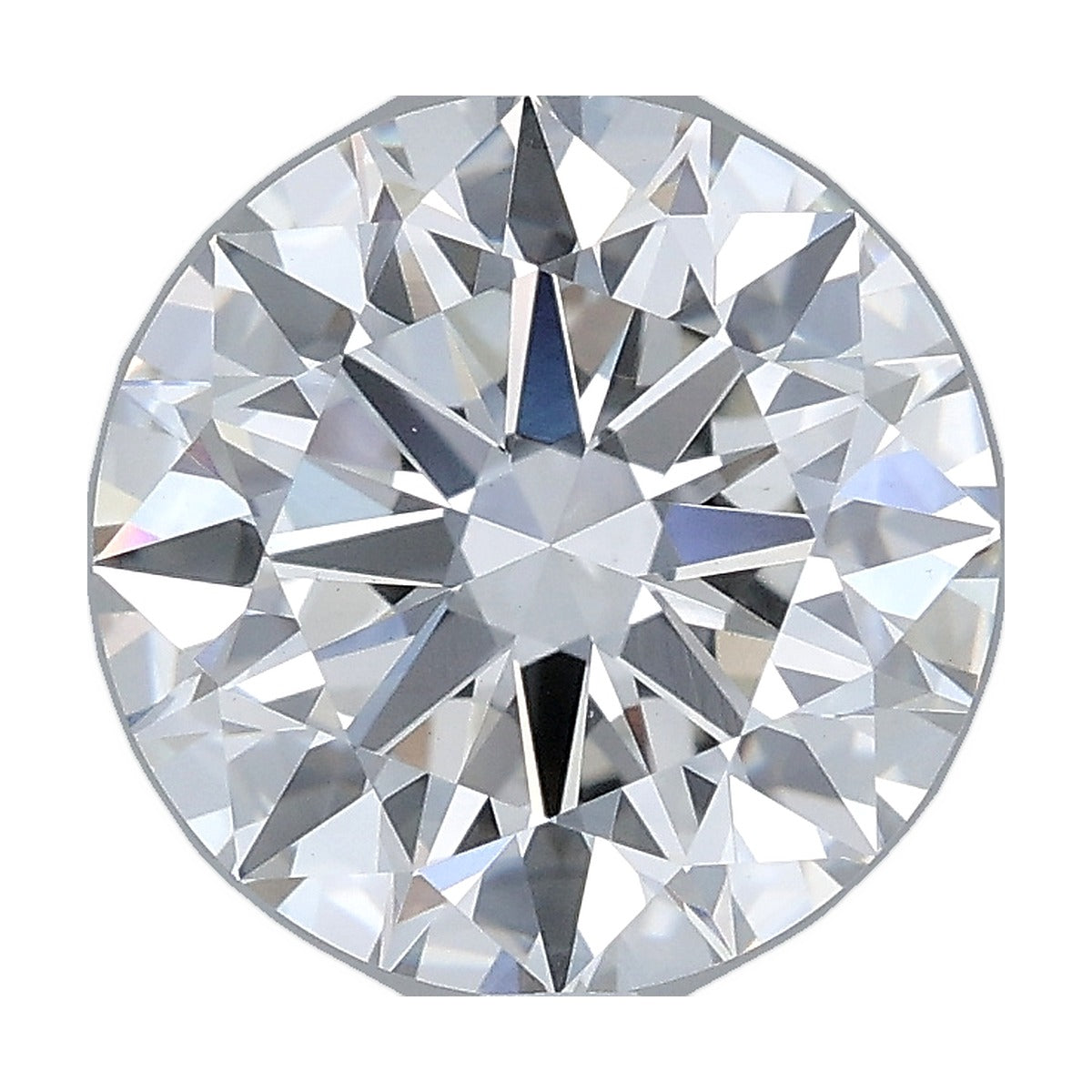 3.01 ct round lab-grown diamond, F color, VS1 clarity, IGI certified, still from its 360° video