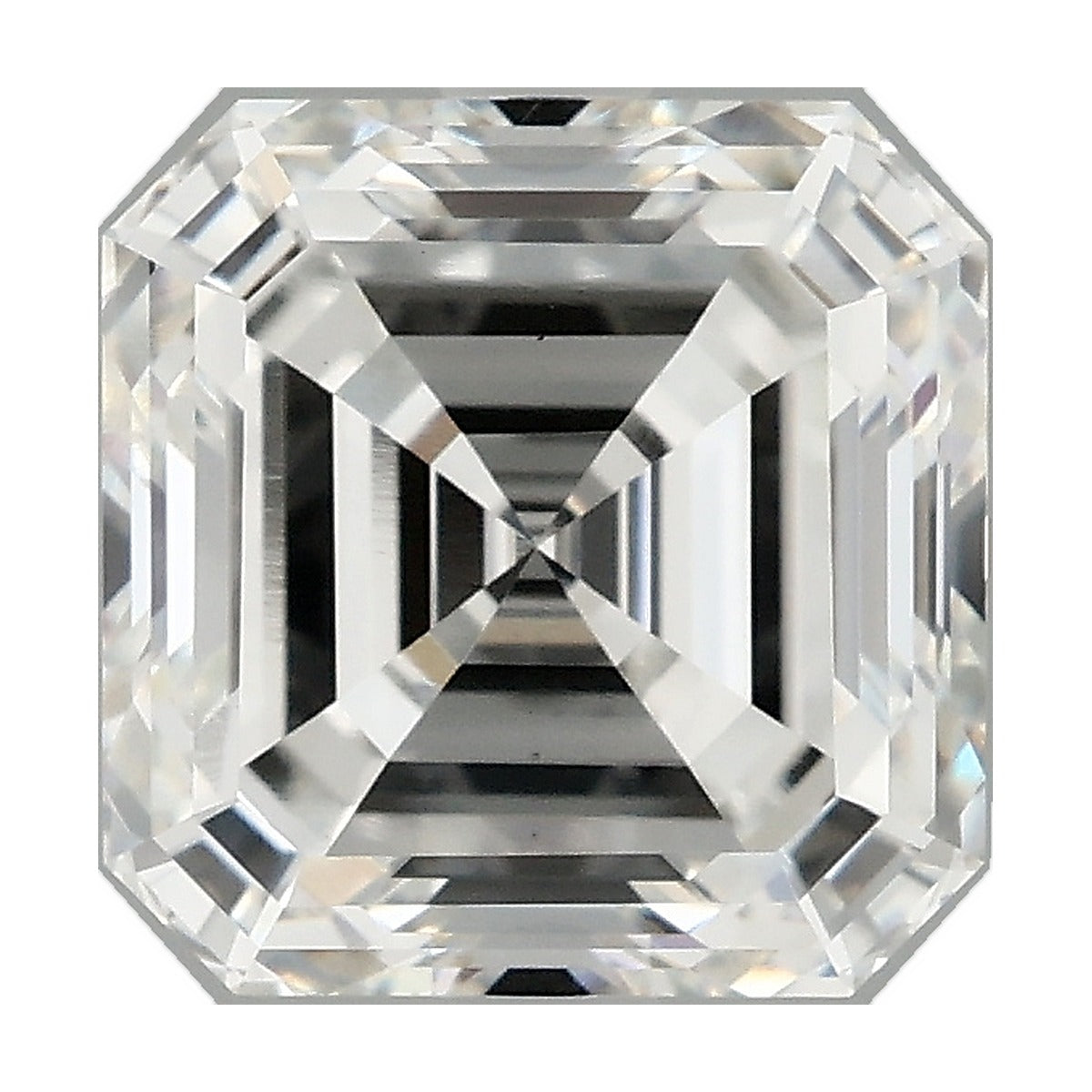 3.02 ct asscher lab-grown diamond, F color, VS1 clarity, IGI certified, still from its 360° video