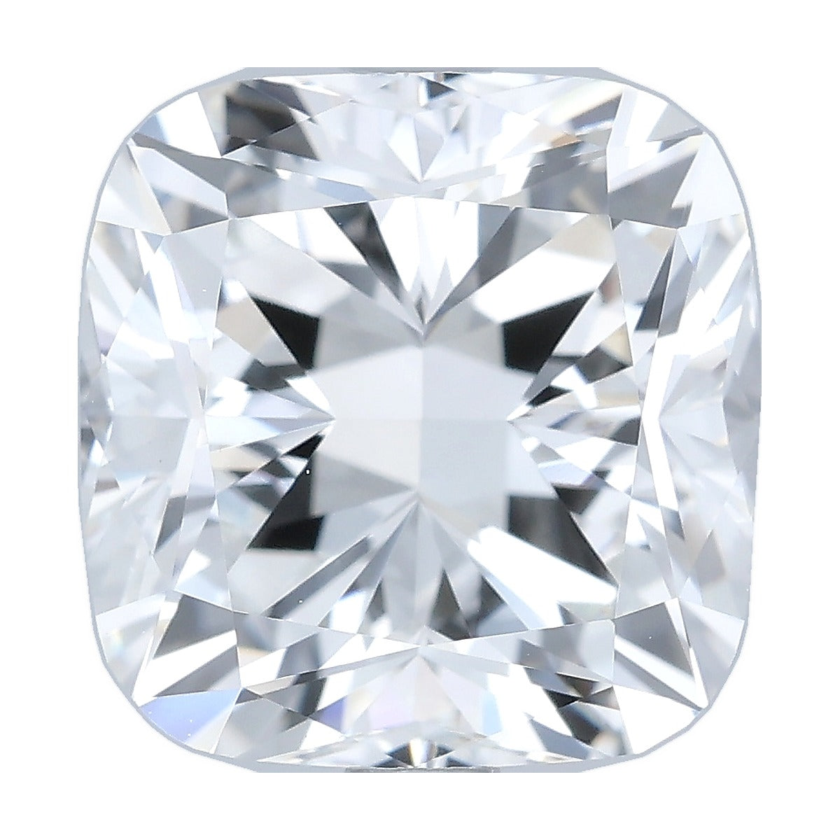 3.02 ct cushion lab-grown diamond, E color, VVS2 clarity, IGI certified, still from its 360° video