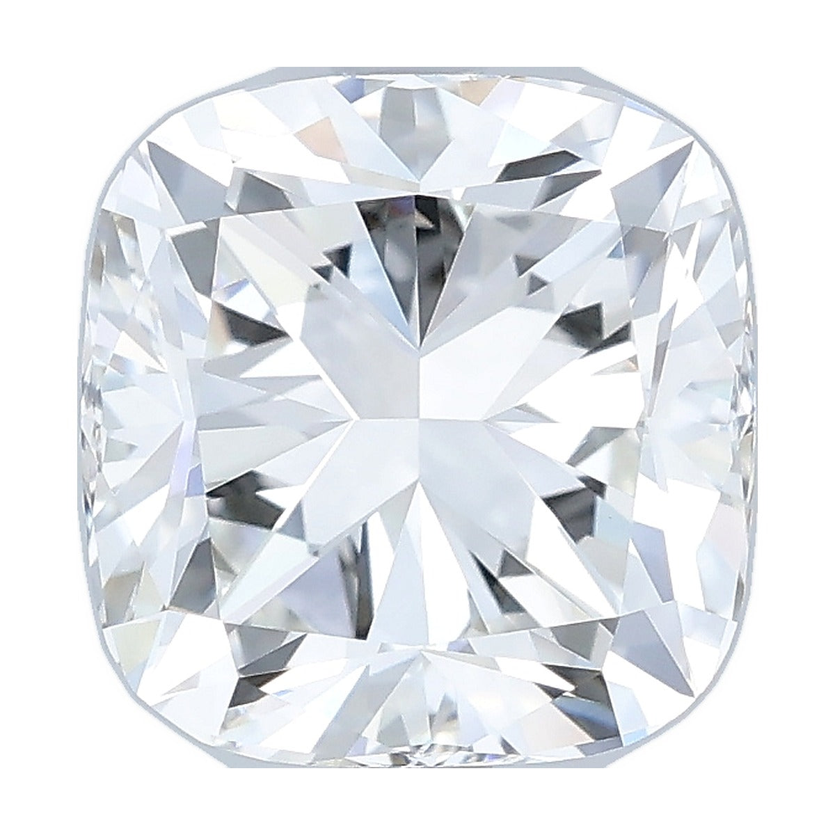 3.02 ct cushion lab-grown diamond, F color, VVS2 clarity, IGI certified, still from its 360° video
