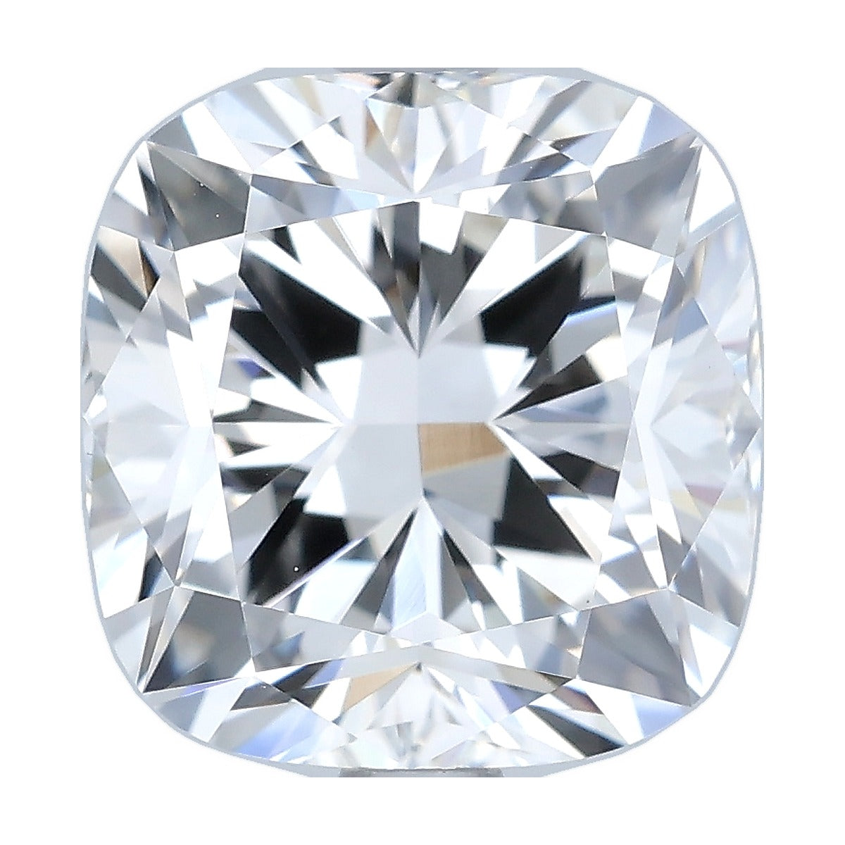 3.02 ct cushion lab-grown diamond, F color, VVS2 clarity, IGI certified, still from its 360° video
