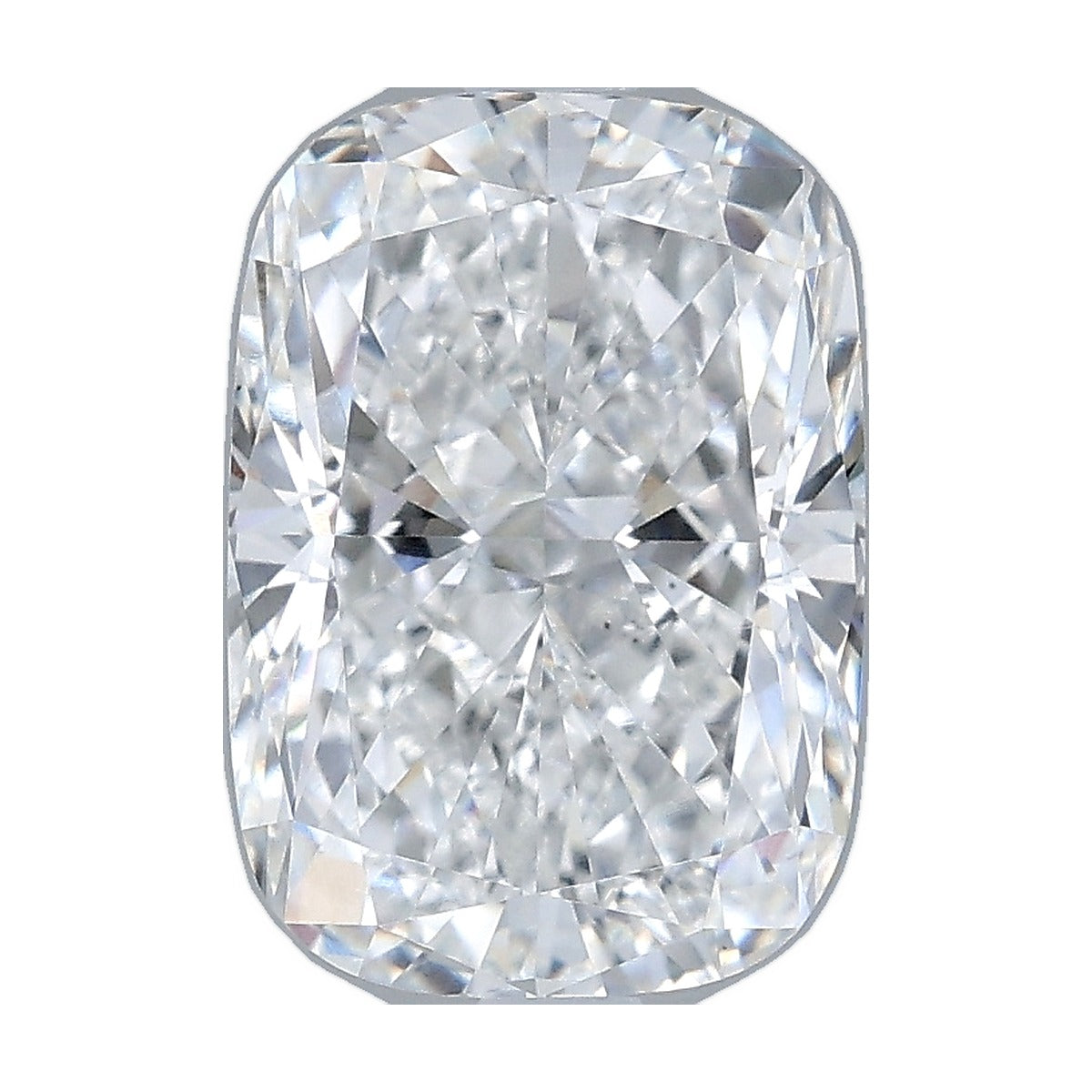 3.02 ct elongated cushion lab-grown diamond, E color, VS1 clarity, IGI certified, still from its 360° video