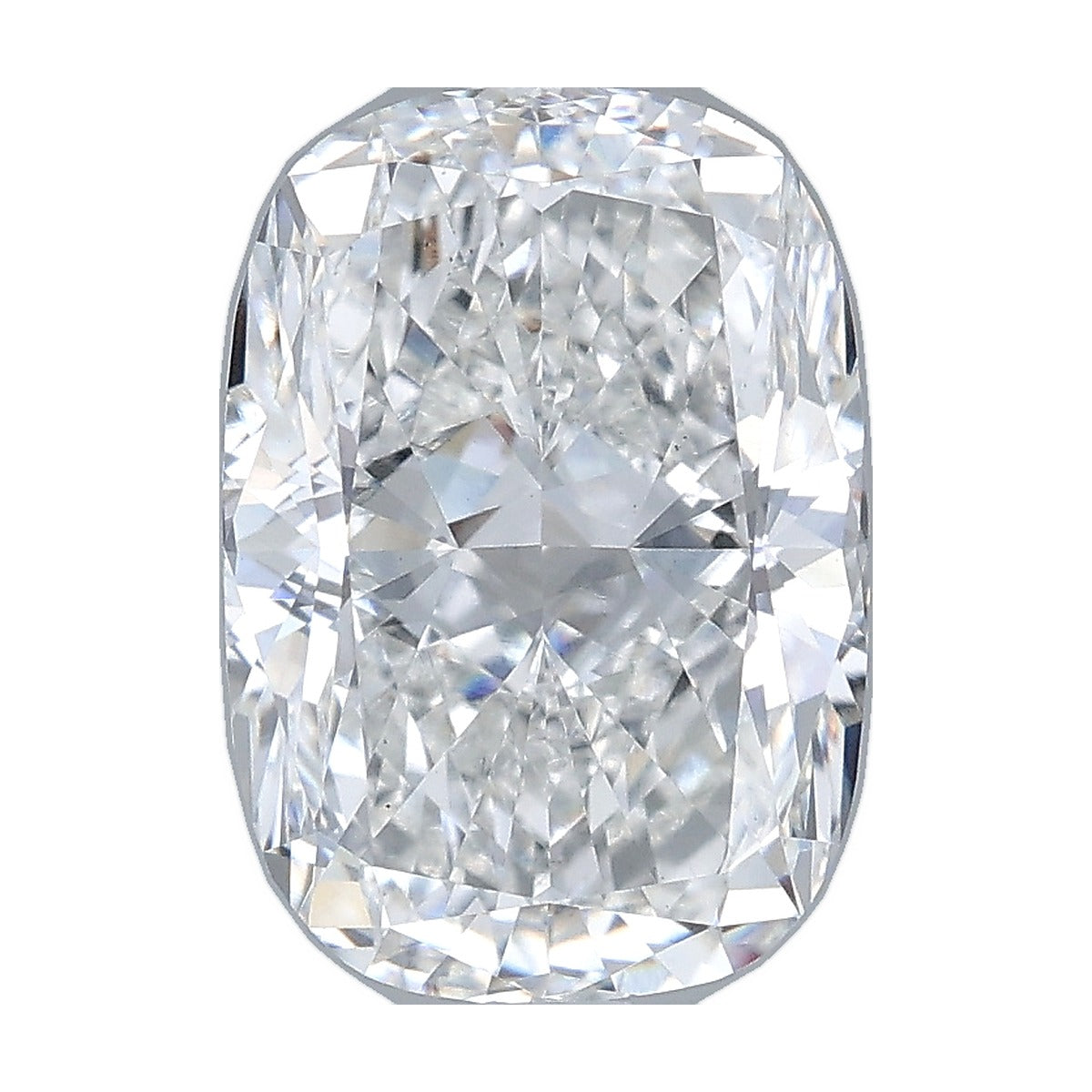 3.02 ct elongated cushion lab-grown diamond, E color, VS1 clarity, IGI certified, still from its 360° video