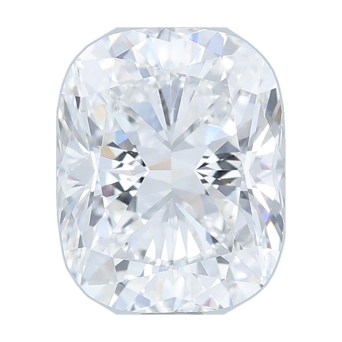 3.02 ct elongated cushion lab-grown diamond, E color, VVS2 clarity, IGI certified, still from its 360° video