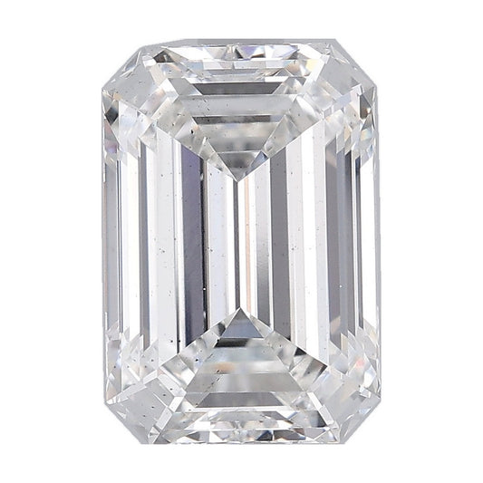 3.02 ct emerald lab-grown diamond, E color, SI1 clarity, IGI certified, still from its 360° video