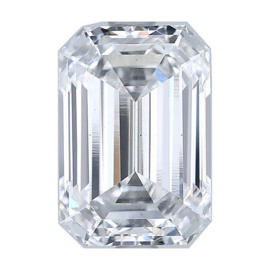3.02 ct emerald lab-grown diamond, E color, VS2 clarity, IGI certified, still from its 360° video