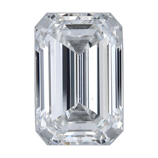 3.02 ct emerald lab-grown diamond, E color, VS2 clarity, IGI certified, still from its 360° video