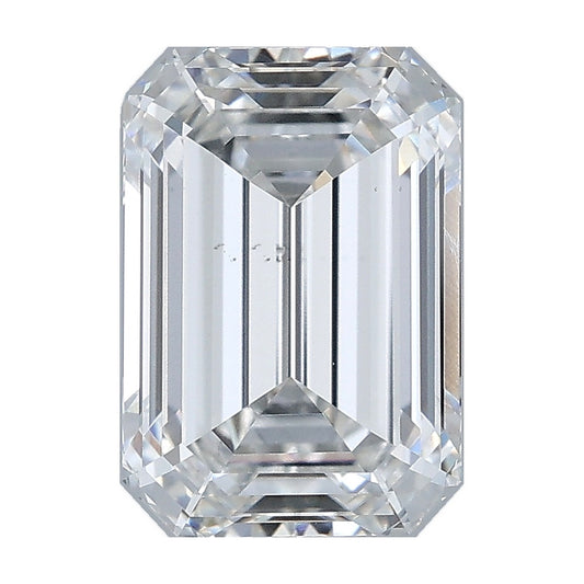 3.02 ct emerald lab-grown diamond, E color, VS2 clarity, IGI certified, still from its 360° video
