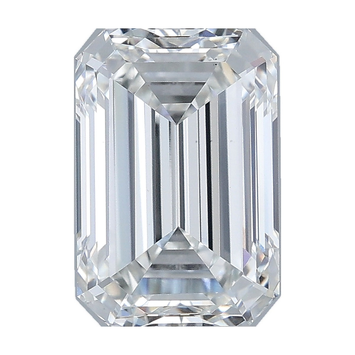 3.02 ct emerald lab-grown diamond, F color, VS1 clarity, IGI certified, still from its 360° video