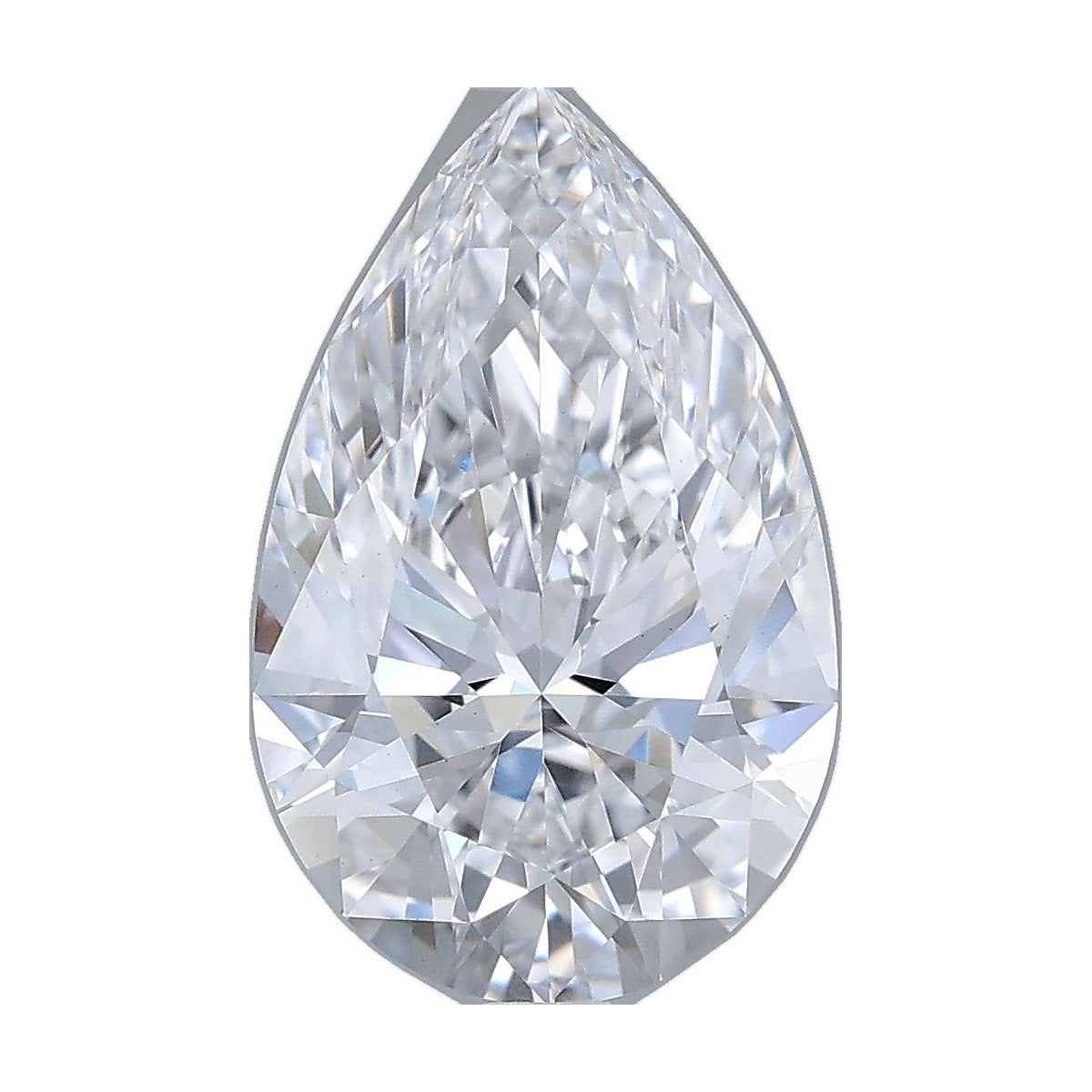 3.02 ct pear lab-grown diamond, D color, VS1 clarity, IGI certified, still from its 360° video