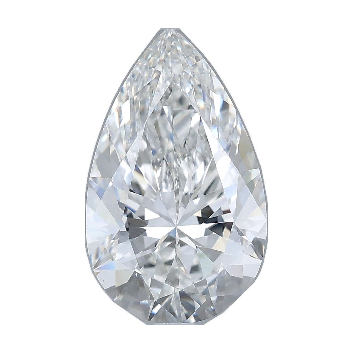 3.02 ct pear lab-grown diamond, F color, VVS2 clarity, IGI certified, still from its 360° video