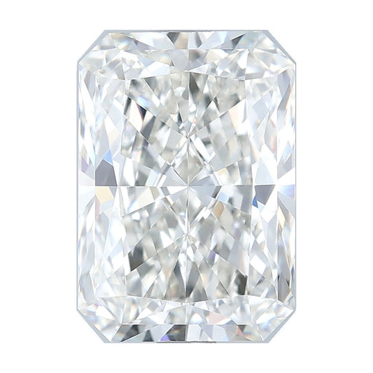 3.02 ct radiant lab-grown diamond, G color, VVS2 clarity, IGI certified, still from its 360° video