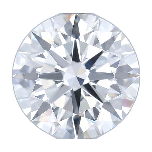 3.02 ct round lab-grown diamond, E color, VS1 clarity, GIA certified, still from its 360° video