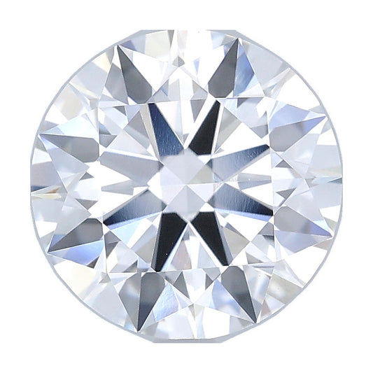 3.02 ct round lab-grown diamond, E color, VS1 clarity, GIA certified, still from its 360° video