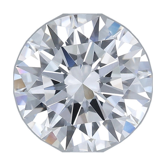 3.02 ct round lab-grown diamond, E color, VVS2 clarity, IGI certified, still from its 360° video
