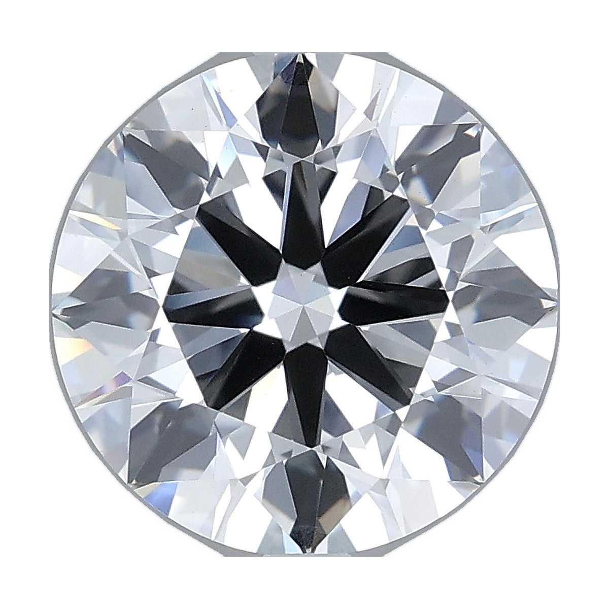 3.02 ct round lab-grown diamond, F color, VS1 clarity, IGI certified, still from its 360° video