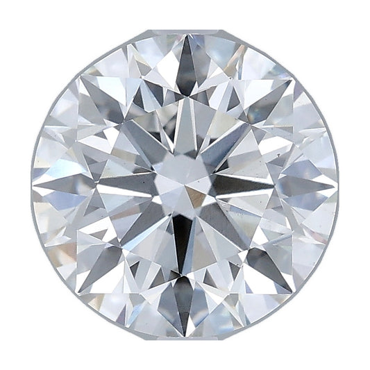 3.02 ct round lab-grown diamond, F color, VS1 clarity, IGI certified, still from its 360° video