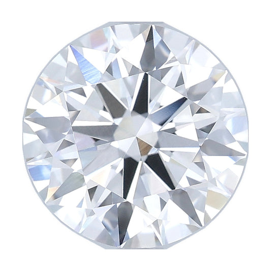 3.02 ct round lab-grown diamond, F color, VVS2 clarity, GIA certified, still from its 360° video