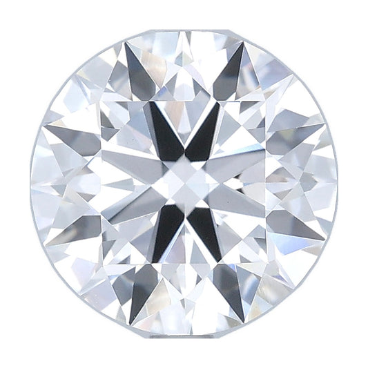 3.02 ct round lab-grown diamond, F color, VVS2 clarity, IGI certified, still from its 360° video