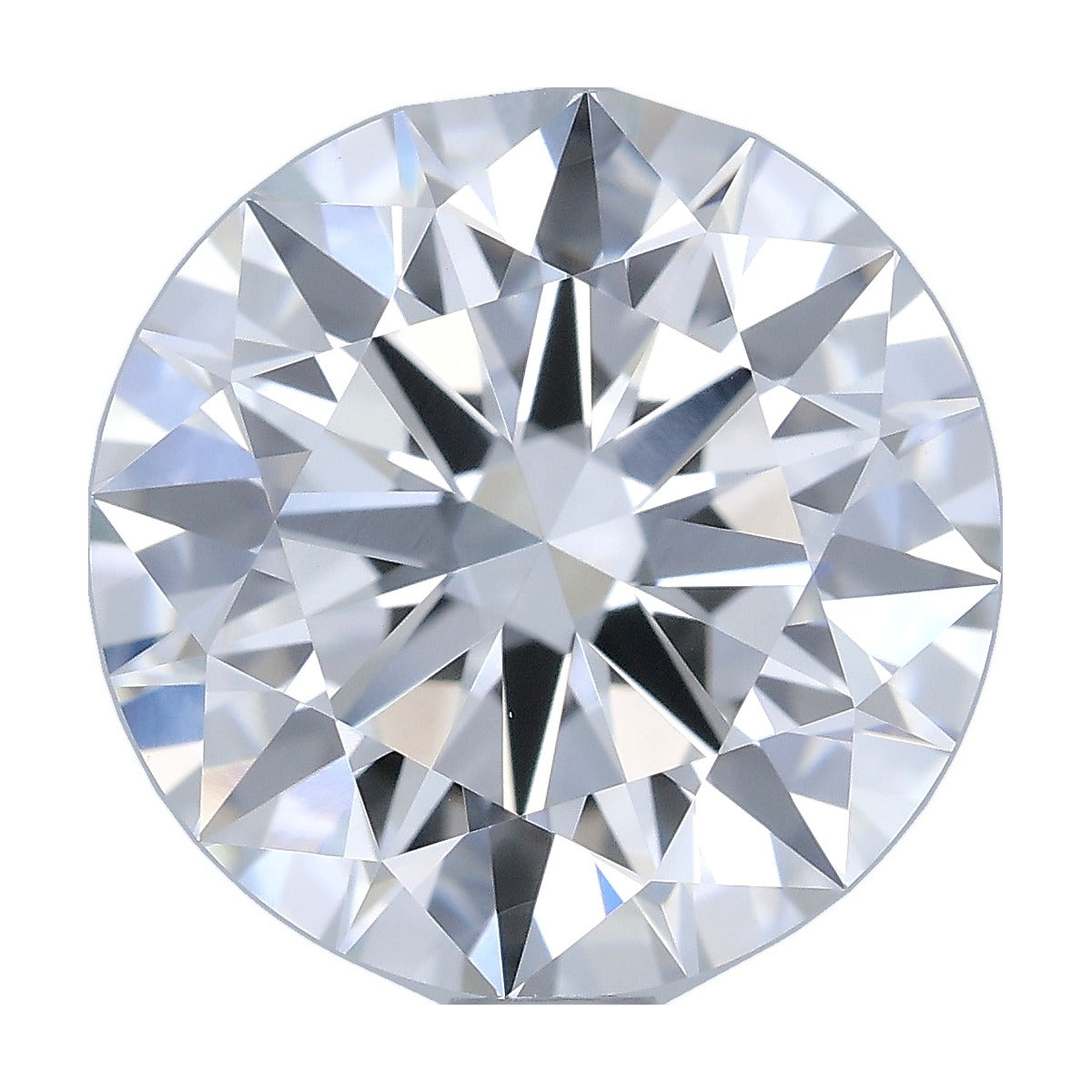 3.02 ct round lab-grown diamond, F color, VVS2 clarity, IGI certified, still from its 360° video