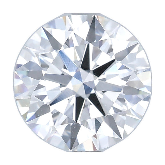 3.02 ct round lab-grown diamond, F color, VVS2 clarity, IGI certified, still from its 360° video