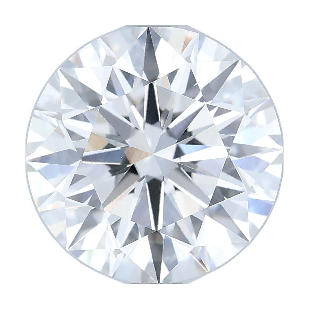 3.02 ct round lab-grown diamond, F color, VVS2 clarity, IGI certified, still from its 360° video