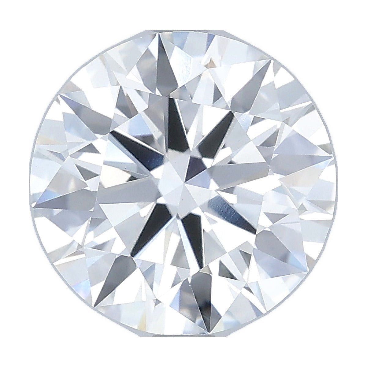 3.02 ct round lab-grown diamond, F color, VVS2 clarity, IGI certified, still from its 360° video