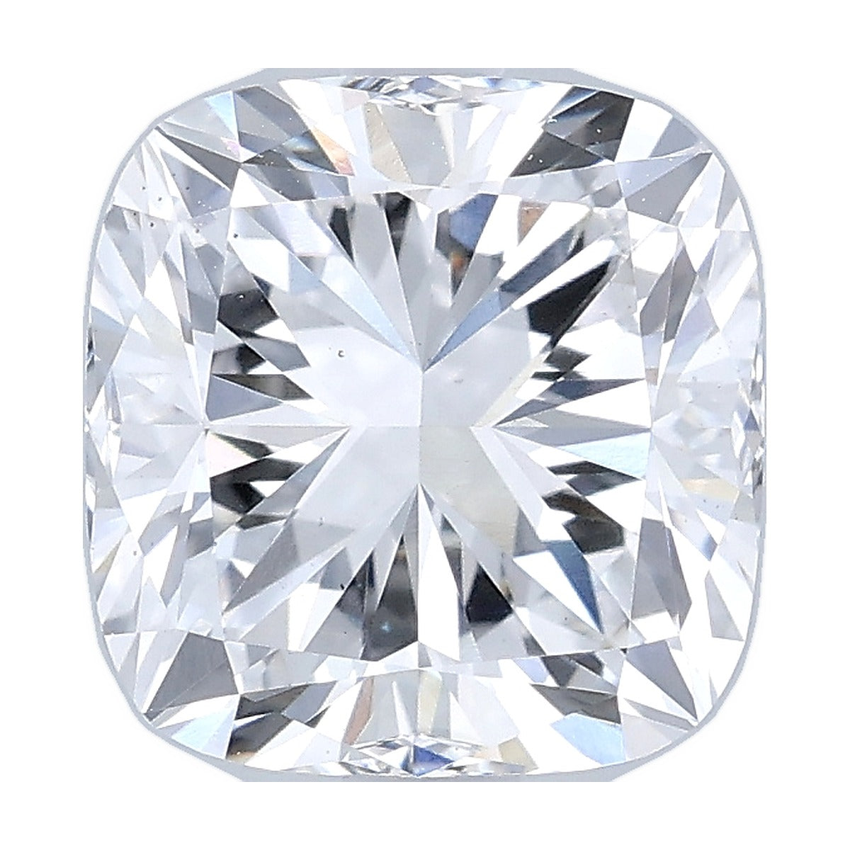 3.03 ct cushion lab-grown diamond, D color, VS1 clarity, IGI certified, still from its 360° video