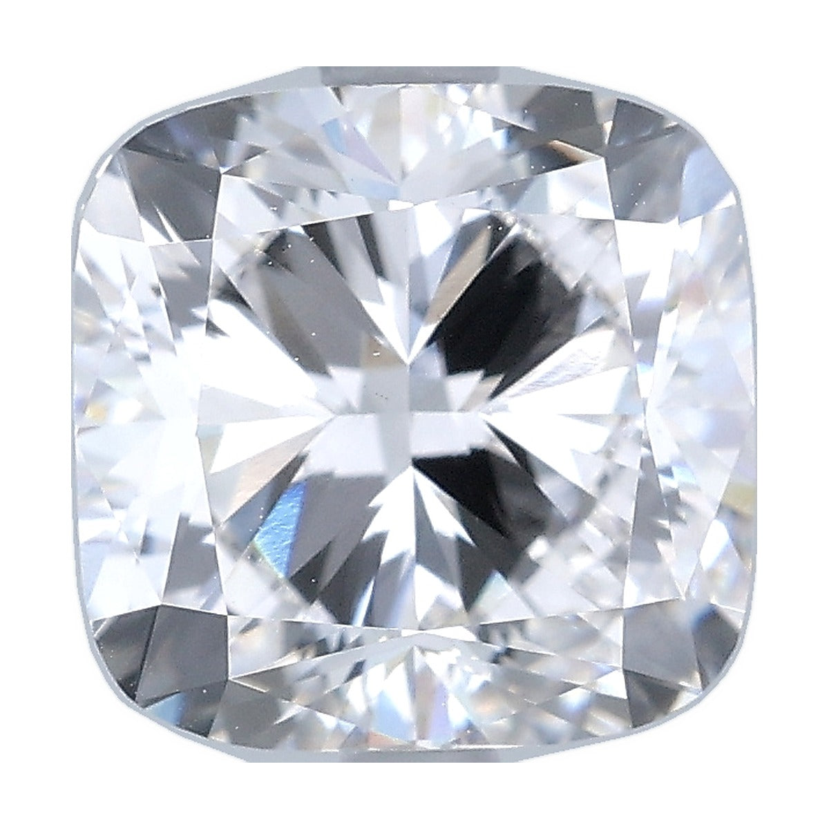 3.03 ct cushion lab-grown diamond, D color, VVS2 clarity, IGI certified, still from its 360° video
