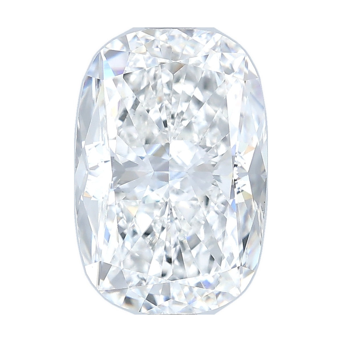3.03 ct elongated cushion lab-grown diamond, E color, VS1 clarity, IGI certified, still from its 360° video