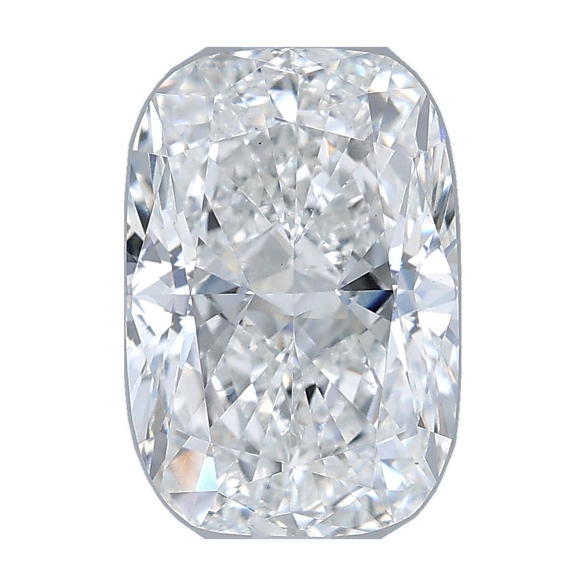 3.03 ct elongated cushion lab-grown diamond, E color, VS1 clarity, IGI certified, still from its 360° video
