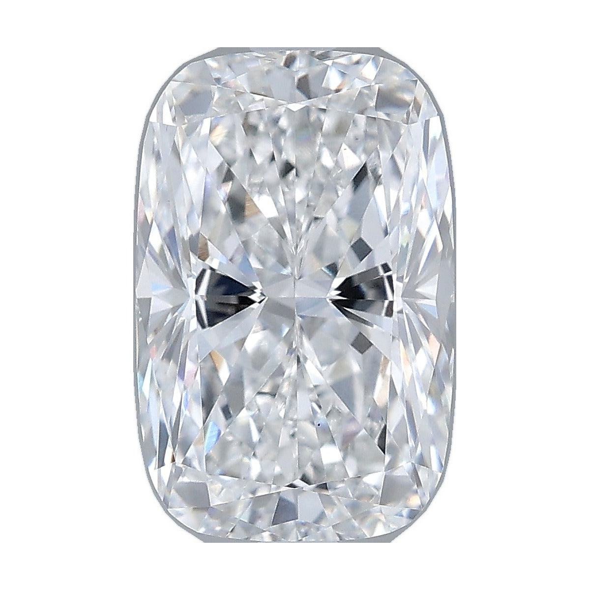 3.03 ct elongated cushion lab-grown diamond, E color, VS1 clarity, IGI certified, still from its 360° video