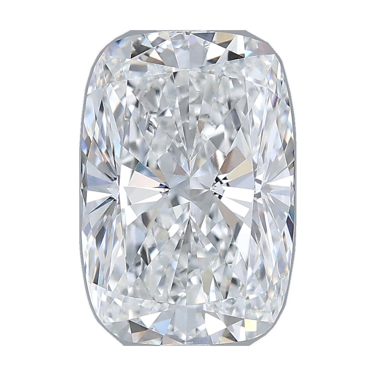 3.03 ct elongated cushion lab-grown diamond, E color, VS1 clarity, IGI certified, still from its 360° video